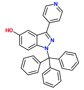 MC085477 3-Pyridin-4-yl-1-trityl-1H-indazol-5-ol (image for) MC085477 3-Pyridin-4-yl-1-trityl-1H-indazol-5-ol